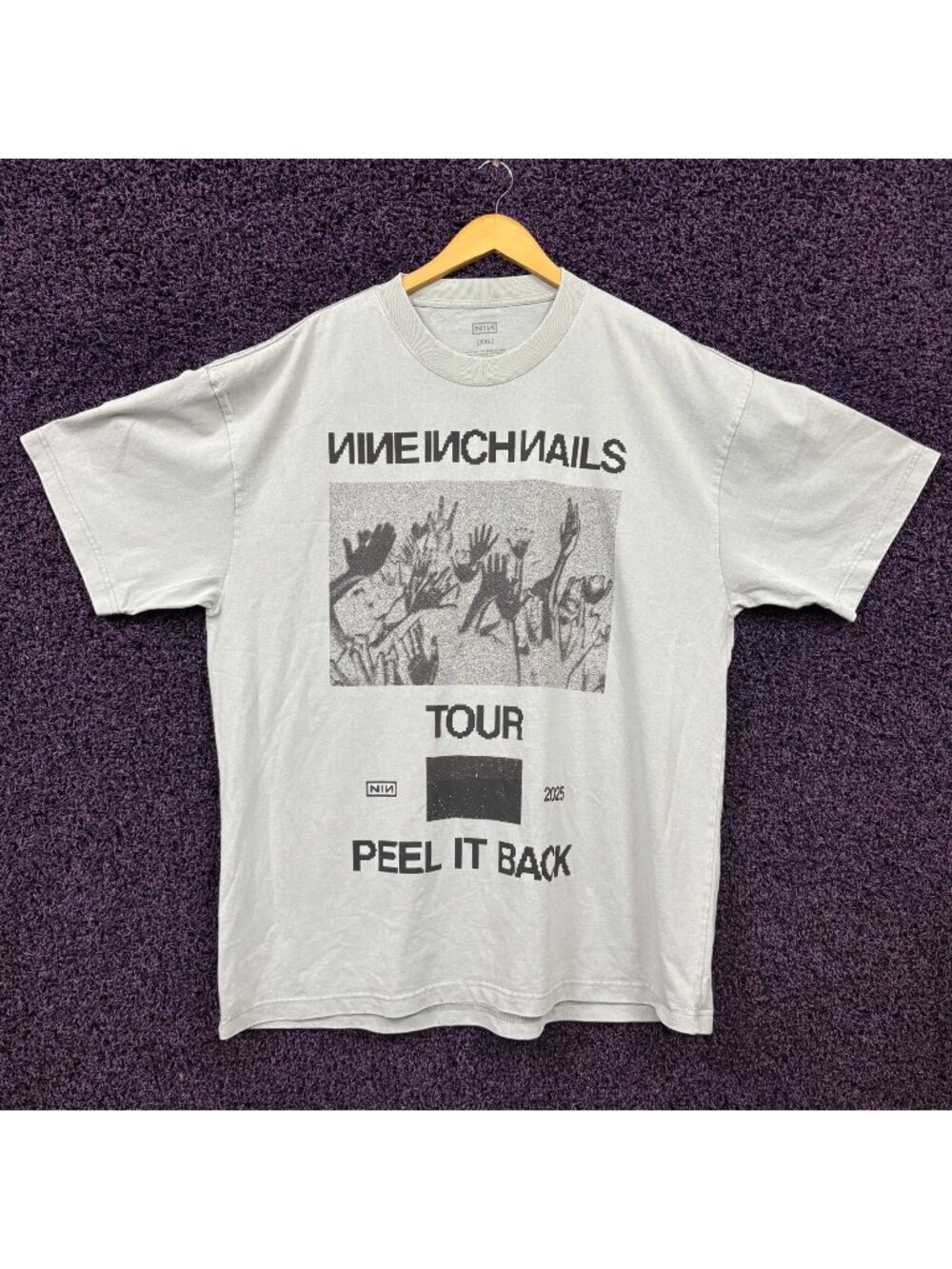Nine Inch Nails Peel It Back Tour T-Shirt Size XXL